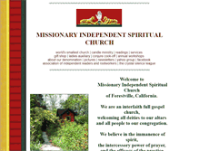 Tablet Screenshot of missionaryindependent.org